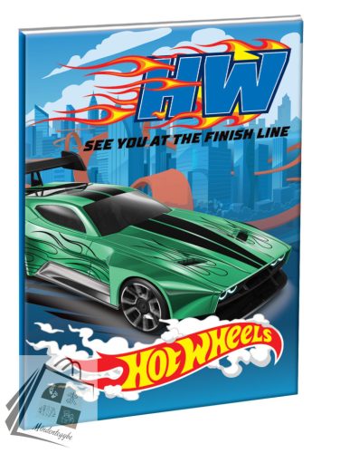 Hot Wheels Race B/5 vonalas füzet 40 lapos