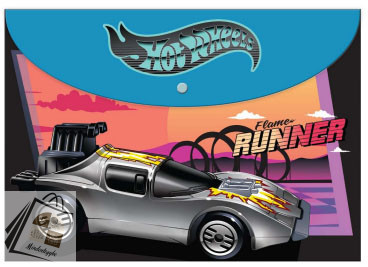 Hot Wheels Flame Runner A/4 Irattartó tasak