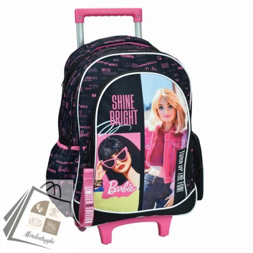 Barbie Shine Bright gurulós iskolatáska, táska 46 cm