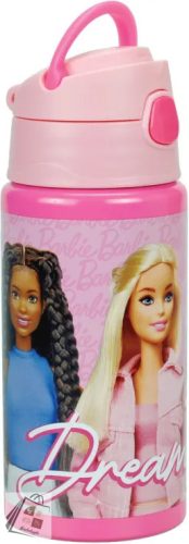 Barbie Dream Team alumínium szívószálas kulacs akasztóval 500 ml