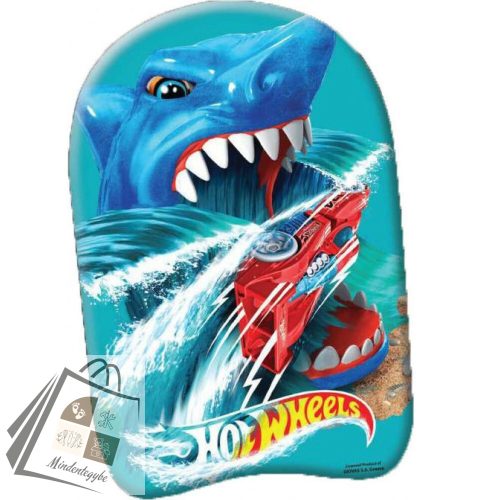 Hot Wheels Shark kickboard, úszódeszka 45 cm