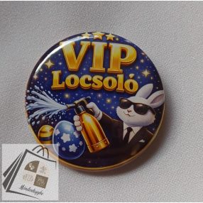 3D hatású VIP locsoló kitűző