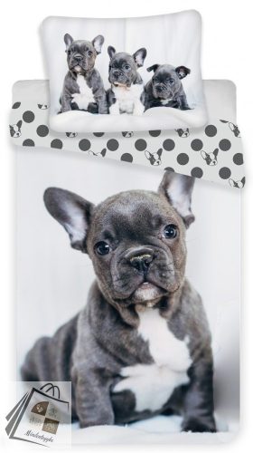 Kutyás French Bulldogs ágyneműhuzat 140×200cm, 70×90 cm