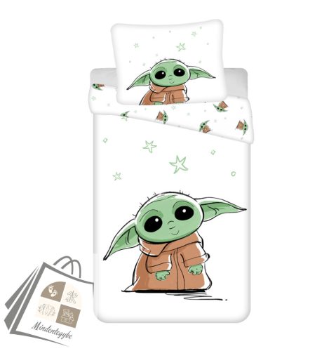 Star Wars Baby Yoda ágyneműhuzat 140x200 cm, 70x90 cm