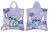 Disney Lilo és Stitch, A csillagkutya Purple strand törölköző poncsó 50x115 cm