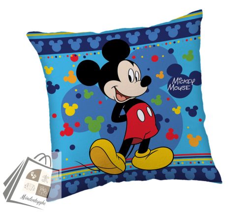 Disney Mickey Blue párna, díszpárna 40x40 cm