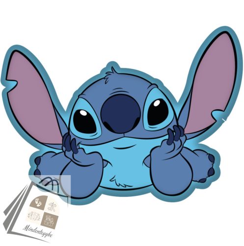 Disney Lilo és Stitch, A csillagkutya On The Belly formapárna, díszpárna 35 cm