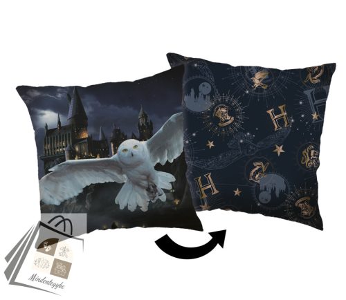 Harry Potter Hogwarts párna, díszpárna 40x40 cm