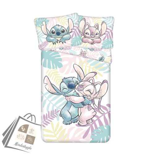 Disney Lilo és Stitch, A csillagkutya Leaves ágyneműhuzat 140×200cm, 70×90 cm
