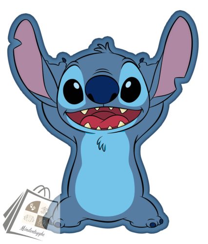 Disney Lilo és Stitch, A csillagkutya Alien formapárna, díszpárna 35 cm
