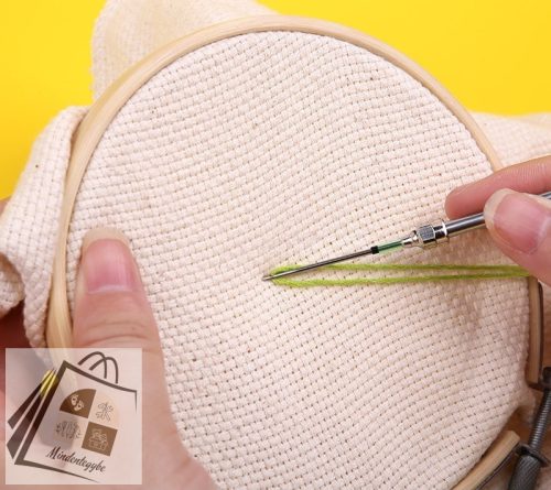 Hímző Tű, Hurkoló Tű, Punch Needle 