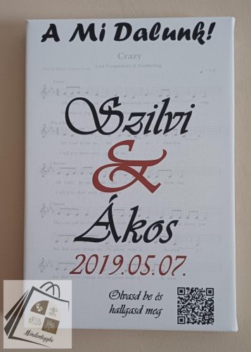 A Mi Dalunk vászonkép