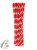 Piros Red Polka Dots papír szívószál 24 db-os