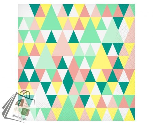 Színes Green Joy szalvéta 20 db-os 33x33 cm