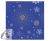 Karácsonyi Navy Blue Snowflakes szalvéta 20 db-os 33x33 cm