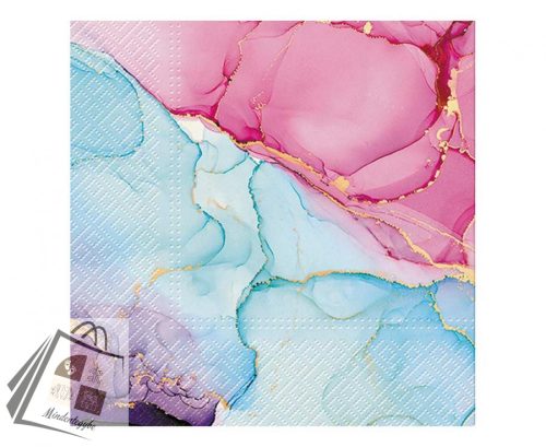 Színes Watercolor Dream szalvéta 20 db-os 33x33 cm