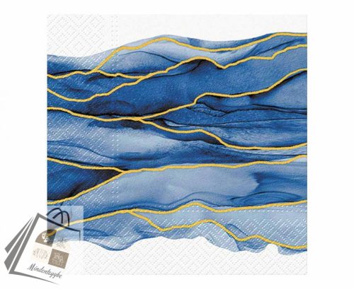 Hullám Watercolor Waves szalvéta 20 db-os 33x33 cm