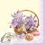 Húsvét Crocuses in a Basket szalvéta 20 db-os 33x33 cm