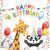 Happy Birthday Star szalvéta 20 db-os 33x33 cm