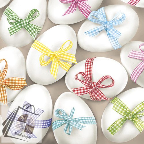 Húsvét Ribbon szalvéta 20 db-os 33x33 cm