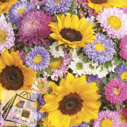 Virág Colourful Summer szalvéta 20 db-os 33x33 cm