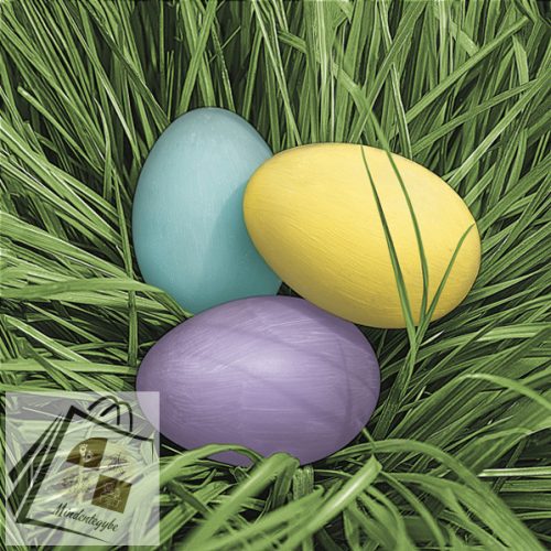 Húsvét Pastel Eggs in Grass szalvéta 20 db-os 33x33 cm
