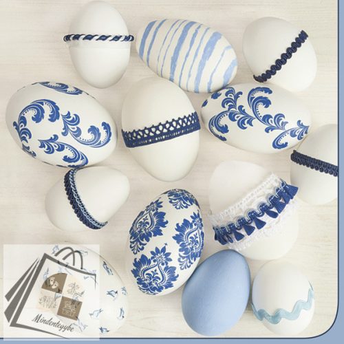 Húsvét Blue Style szalvéta 20 db-os 33x33 cm