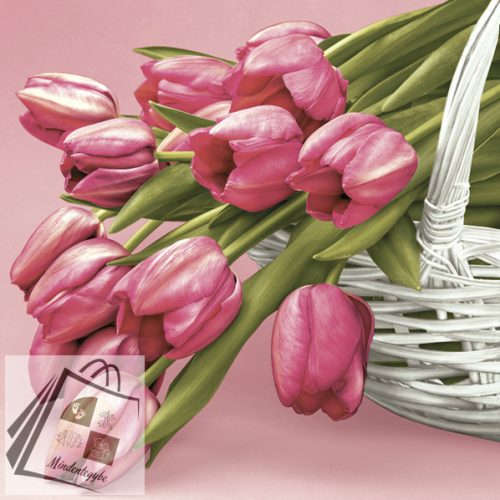 Tulipán Falling szalvéta 20 db-os 33x33 cm
