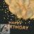 Happy Birthday Gold Balloons szalvéta 20 db-os 33x33 cm