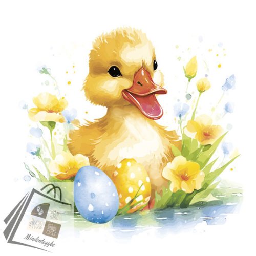 Húsvét Cute Baby Duck szalvéta 20 db-os 33x33 cm
