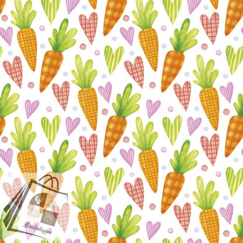 Húsvét Sweet Carrots szalvéta 20 db-os 33x33 cm