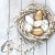 Húsvét Eggs in Wicker Nest szalvéta 20 db-os 33x33 cm