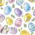 Húsvét Watercolour Eggs szalvéta 20 db-os 25x25 cm