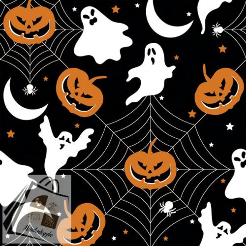 Halloween Scary Black szalvéta 20 db-os 33x33 cm