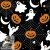 Halloween Scary Black szalvéta 20 db-os 33x33 cm
