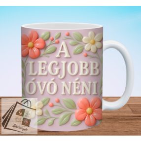 A legjobb Óvó néni 3D hatású bögre
