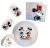 Disney 100 Minnie party szett 36 db-os 23 cm-es tányérral