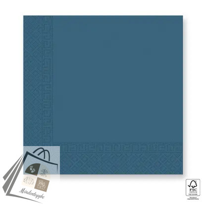 Kék Unicolour Blue szalvéta 20 db-os 33x33 cm FSC