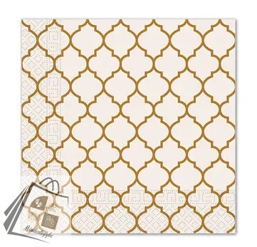 Barna Brown Tiles szalvéta 20 db-os 33x33 cm FSC
