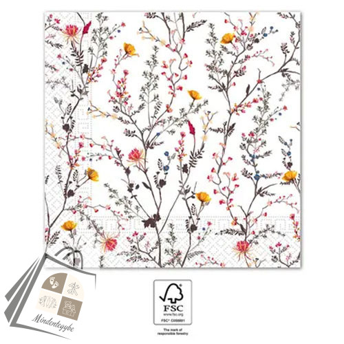 Színes Modern Branches szalvéta 20 db-os 33x33 cm FSC