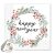 Happy New Year Wreath szalvéta 20 db-os 33x33 cm FSC