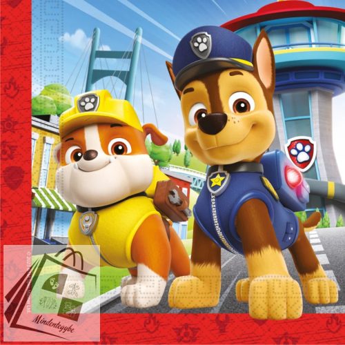 Mancs Őrjárat Rescue Heroes szalvéta 20 db-os 33x33 cm FSC