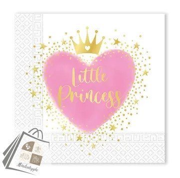 Hercegnők Little Princess szalvéta 20 db-os 33x33 cm FSC