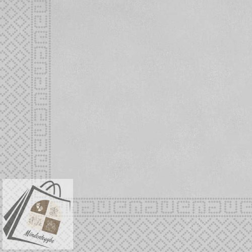 Ezüst Unicolour Silver szalvéta 20 db-os 33x33 cm FSC
