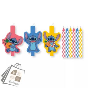   Disney Lilo és Stitch, A csillagkutya Angel tortagyertya, gyertya szett 9 db-os