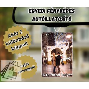Egyedi Fényképes Autóillatosító
