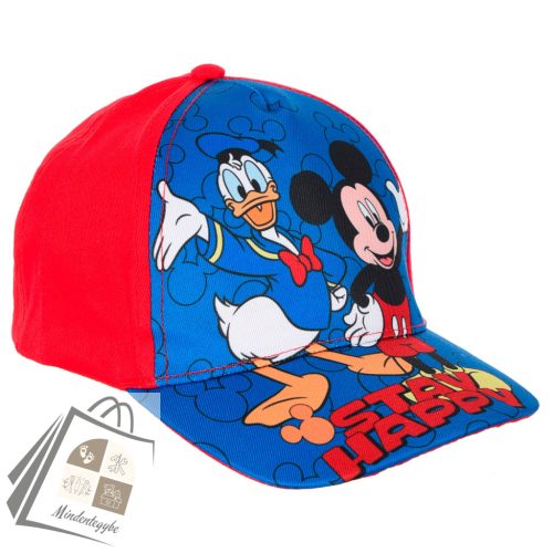 Disney Mickey Stay Happy gyerek baseball sapka 54 cm