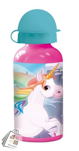 Unikornis Rainbow alumínium kulacs 400 ml
