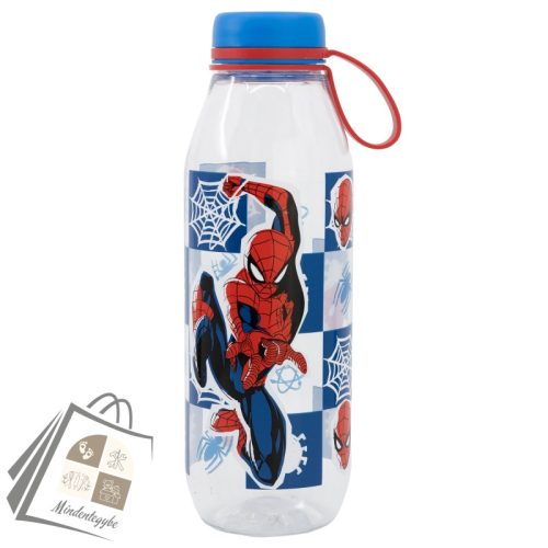 Pókember Grid Ecozen műanyag kulacs csavaros kupakkal 650 ml