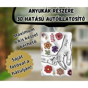 3D hatású autóillatosítók